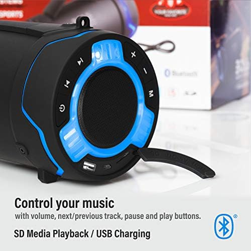 Boss Audio Systems Tube Altavoz Estéreo Bluetooth Resistente