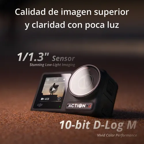 Cámara Dji Osmo Action 4 Adventure Combo