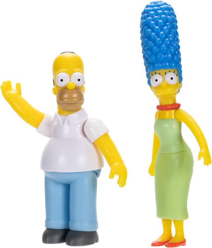 Set 7 Figuras Simpsons Bart Homero Lisa Marge Jakks Pacific