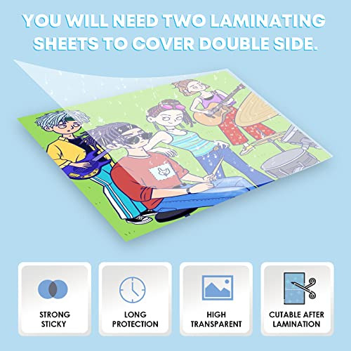 Pack De 20 Hojas Autoadhesivas Para Laminado 4x6