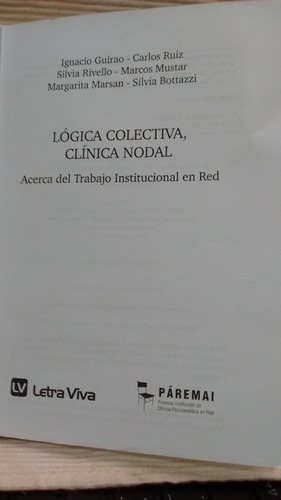 Lógica Colectiva,clinica Nodal I.guiraoy Vs