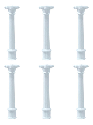 . 6x Mini Columnas Romanas Modelo Estatuas Griegas 3,5 Cm