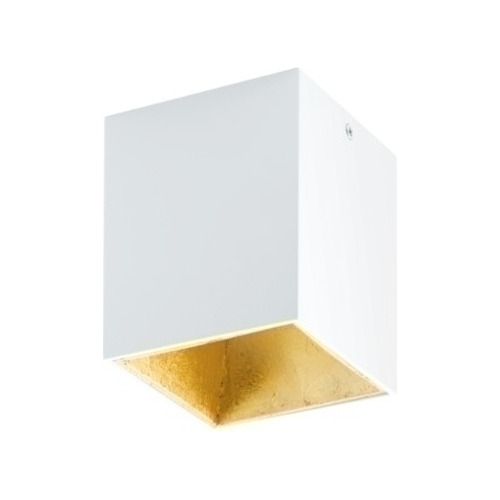 Plafón Tipo Prisma Blanco Con Dorado, Polasso - Eglo Eg1168