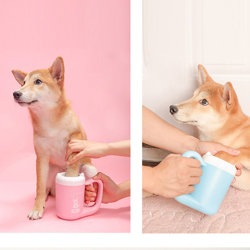Vaso Limpiador Automático De Patas De Perro De Silicona Para
