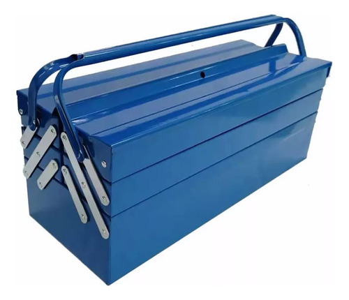 Caja Porta Herramientas Metal Tramontina 5 Cajones Azul