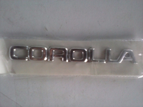 Emblema Letras Cromadas Corolla Araya Avila Toyota