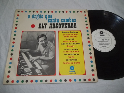 Lp Vinil - Ely Arcoverde - O Órgão Que Canta Sambas