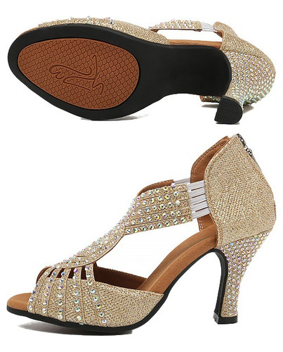 A Zapatos De Baile Latinos Con Diamantes, Baile, Uso Interno