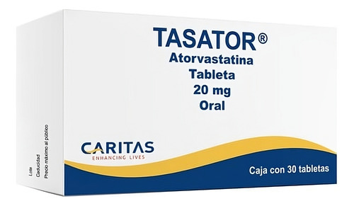 TASATOR TABLETA 20 mg, 30 TABLETAS - CARITAS HEALTHCARE PVT, LTD