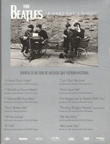 Dvd The Beatles - A Hard Day's Night - Os Reis Do Iê Iê Iê (Usado)