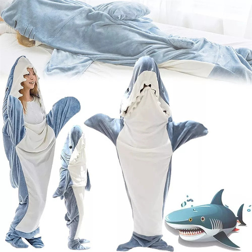 Manta De Tiburón, Saco De Dormir, Pijama, 190 X 90 Cm