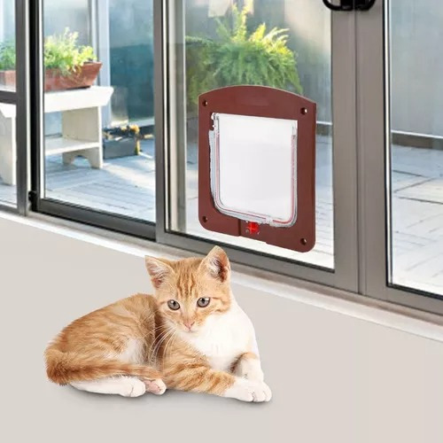 Puerta Abatible Para Perros Gatos Pequeños (petdoors).