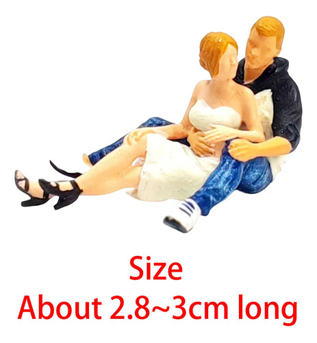 Figuras De Pareja De Resina 1/64, Adorno De Estilo B
