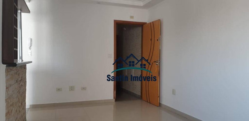 Cobertura Com 2 Dormitórios(01 Suíte)espaço Gourmet,02 Vagas Cobertas À Venda, 146 M² Por R$ 425.000 - Vila Humaitá - Santo André/sp - Co0506