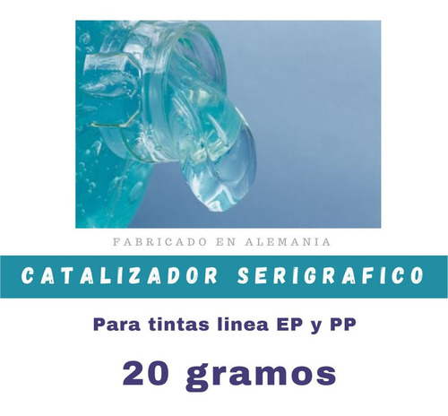Catalizador O Endurecedor Epoxy, Metales, Polipropileno 20g.