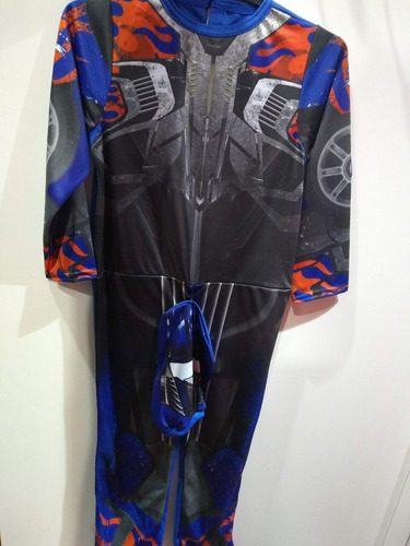 Imagen 3 de 6 de Disfraz Transformers Optimus Prime Talle 1-2-3-4