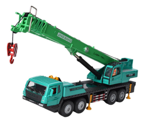 1:50 Crane De Grúas Camión Vehículo Ingeniería Verde