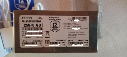 Imagen 4 de 4 de Celular Tecno Pova 4 8gb/256gb