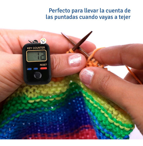 Imagen 6 de 7 de Contador De Personas 6 Dígitos Electrónico Llavero 215007