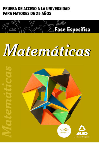 Matematicas 2015 Acceso A La Universidad Mayores 25años - Aa