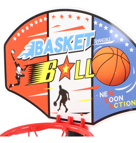 Kids Basketball Hoop Set Height Adjusted Children Game Toy