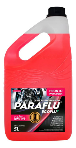 Aditivo Radiador Paraflu 10-3022 Rosa Pronto Uso 5l Bio Rosa