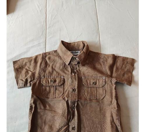 *old Navy* Camisa De Lino Talla 24 M