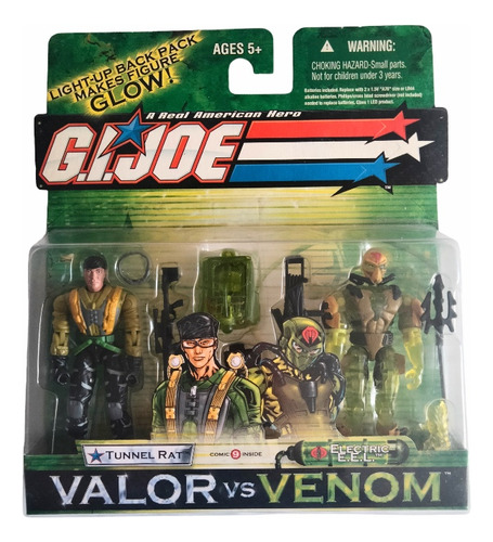 Gi Joe Tunnel Rat Vs Electric Eel Valor  Venom