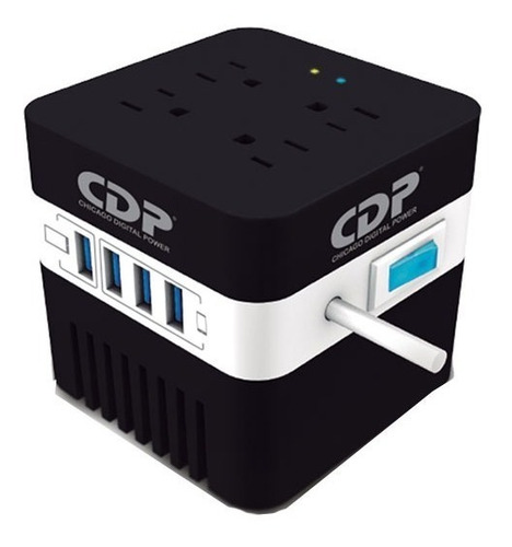 Regulador Cdp 600 Ru Avr604 4 Usb De Recarga 4 Contactos