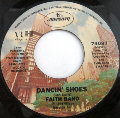 Faith Band - Dancin Shoes / Desire Single 7 