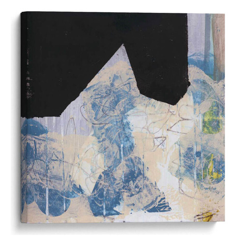 Canvas Lab Cuadro Azul Y Negro Ii 70x70, Thomas Brown