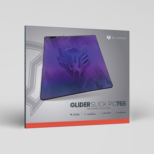 Alfombrilla Gamer Glider Slick Pg765 Mouse Pad Coleccion Color Violeta oscuro