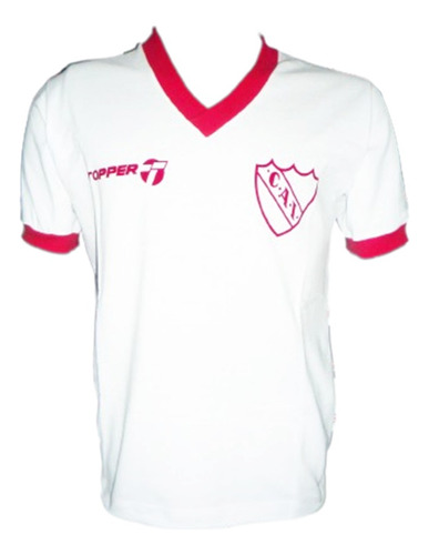 Camiseta Independiente Retro Suplente Blanca 82 /84 Bochini