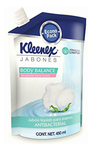 Kleenex Jabón Body Balance, Jabón Líquido Antibacterial