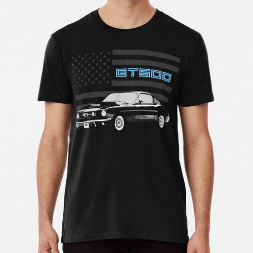 Remera Icono Americano Mustang Gt500 Algodon Premium