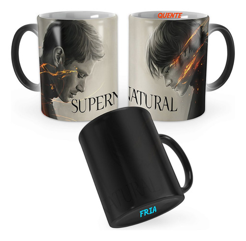 Caneca Mágica Supernatural Sobrenatural Mod 2