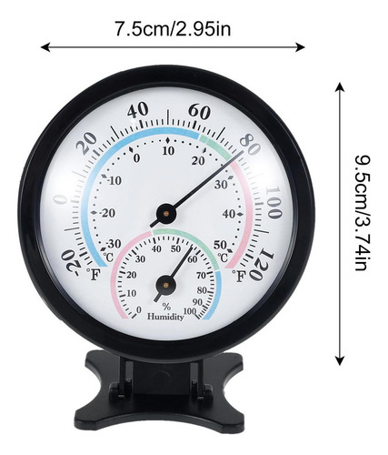 Termo-higrômetro Pequeno Medidor De Monitor De Umidade E Tem