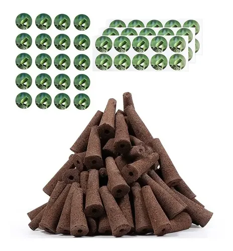 20 Esponjas De Bioturba Para Hidroponía – Germinación Rápida Y Trasplante Sencillo Para Cultivos Indoor