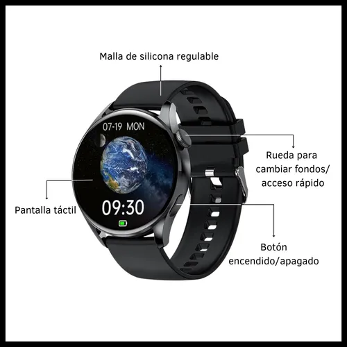 Reloj Smartwatch Inteligente Bluetooth Con Carga Magn tica 36.086 4