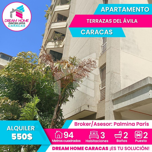 Apartamento En Alquiler Terrazas Del Ávila - Caracas