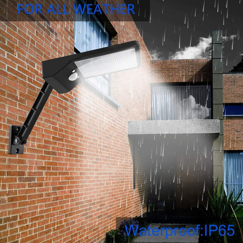 Lámpara De Lavadora Solar De 48 Led Con Sensor, 2 Piezas