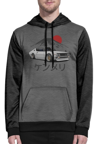 Imagem 2 de 4 de Blusa Moletom Capuz Carro Tuning Jdm Oriental Fuji Garça
