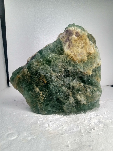 Fluorita Verde Mineral En Bruto Especímen 7.4 Kg Cuarzo
