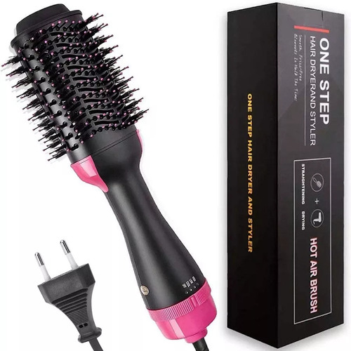 Cepillo Alisador Secador 2 En 1 Cabello Anti Frizz Brushing