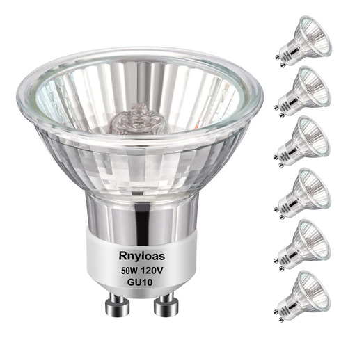 Bombilla Gu10, Alto Brillo Gu10+c 120v 50w Bombillas Halogen