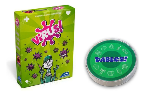 Combo Juego De Cartas Virus + Juego De Cartas Dables M4e