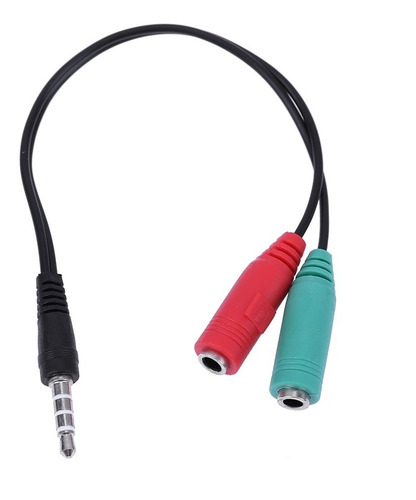 Cable Para Audífono Micrófono Adaptador Jack 3.5 Mm
