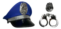 Comprar Set Policía Gorro Esposas Placa Disfraz Cosplay Ltf Shop