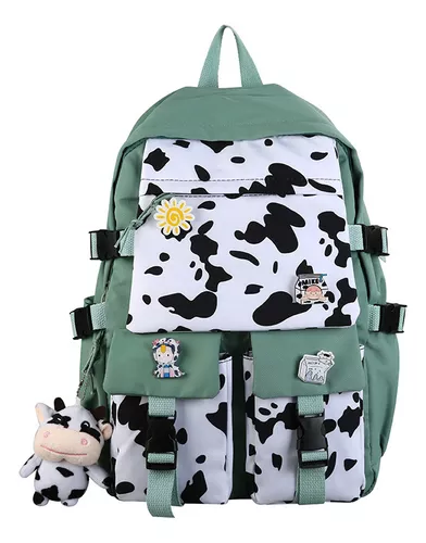 Mochila infantil con peluche vaca - Perletti 13030