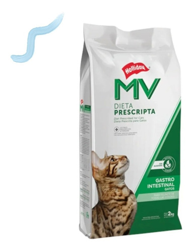 Holliday Mv Gatos Gastrointestinal 2 Kg El Molino